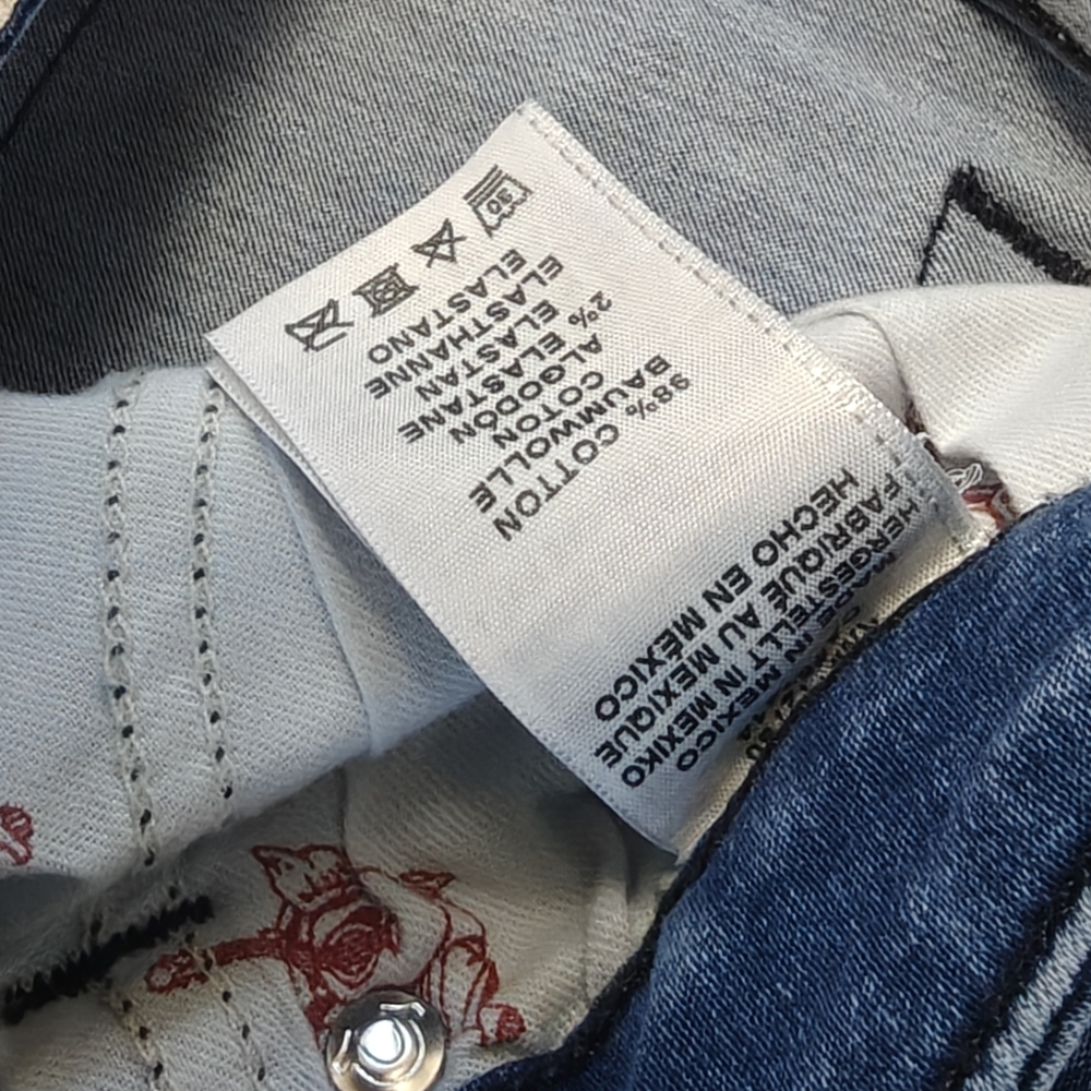Halle Mid Rise Super Skinny True Religion Jeans - Picture 9 of 11